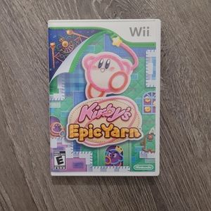 Kirby's Epic Yarn Wii Game